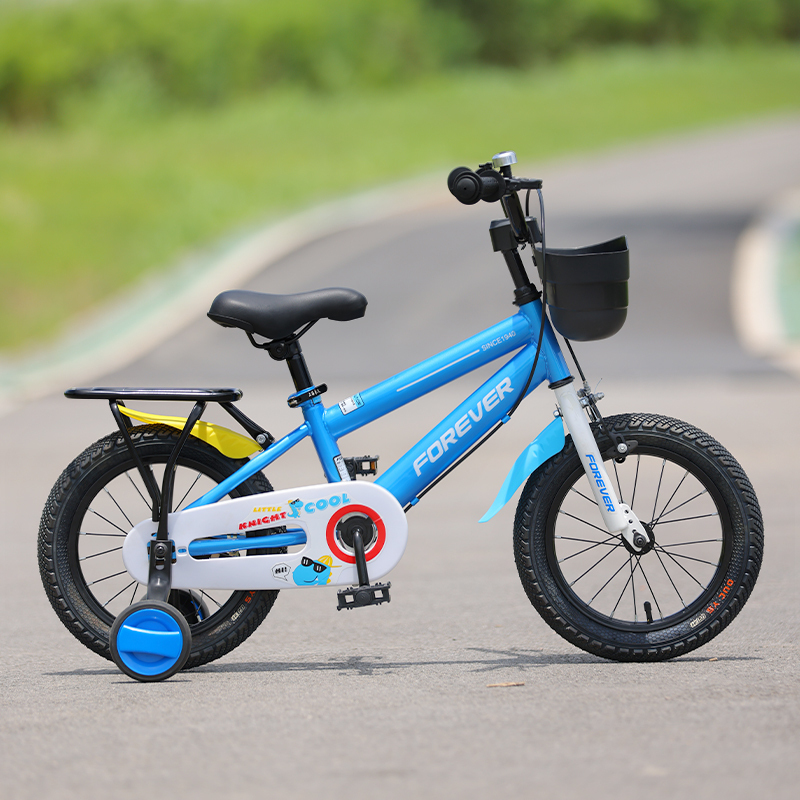 永久儿童自行车男孩女孩36岁以上脚踏车童车带辅助轮小孩单车f300