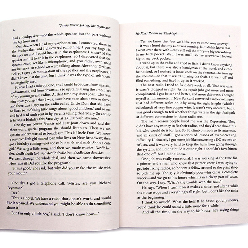 [正版]别逗了/别闹了费曼先生英文原版 Surely You’re Joking Mr Feynman 阿信书单 RP高清大图