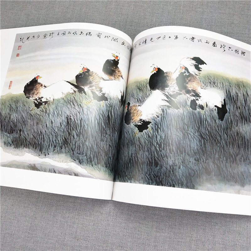 [醉染正版]李多木写意珍禽 中国现代写意 彩墨画册唯美工笔画白描欣赏收藏 专业美术绘画技巧解析步骤入门基础教程高清大图