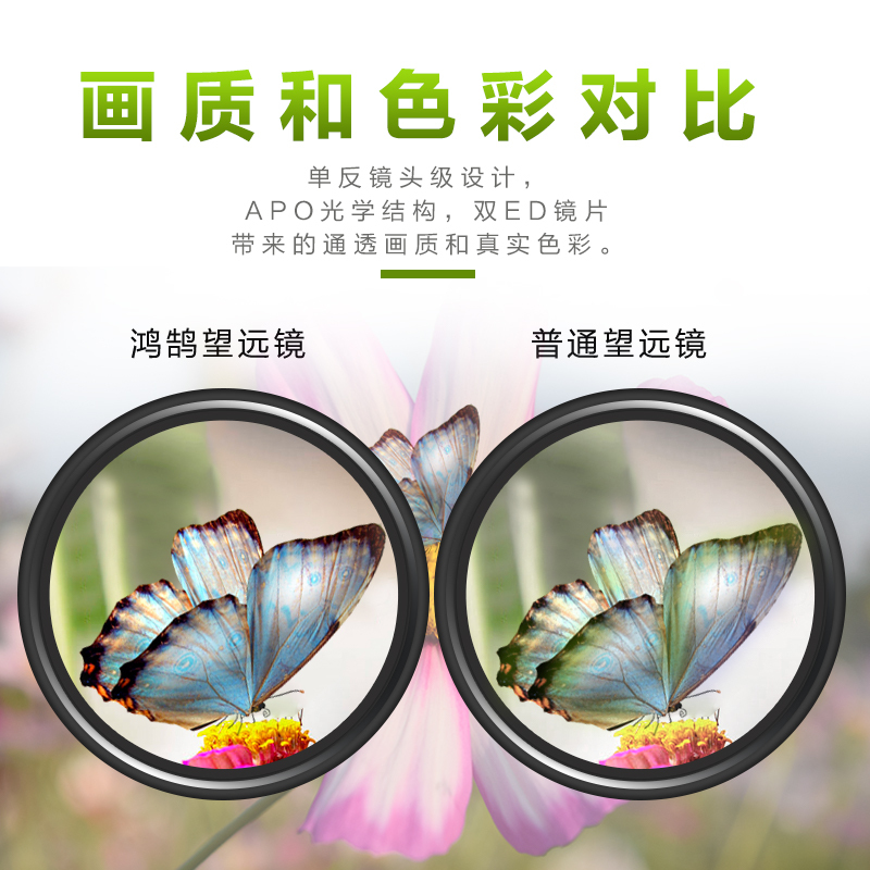 博冠鸿鹄2代观鸟镜高倍高清连续变倍双ED镜片二倍比目镜镁合金镜体充氮防水观鸟专用镜筒25-75x95套装_33