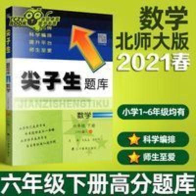 2020春尖子生题库系列--数学六年级下册(北师版)(BS版) 尖子生题库六年级下册数学同步北师版课本小升初复习资料扫码
