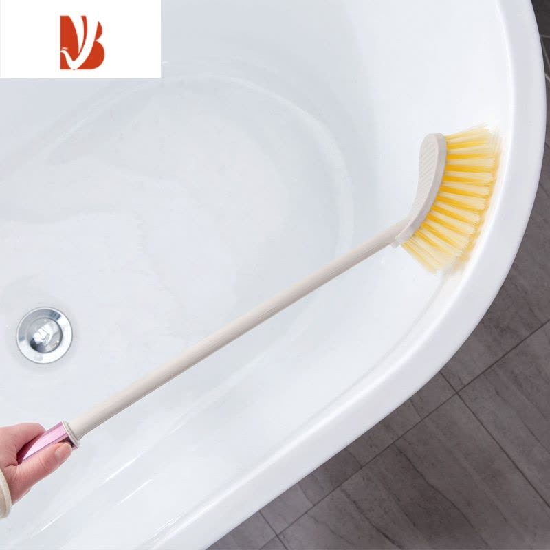 三维工匠家用硬毛长柄刷子浴室洗地板刷卫生间地刷厕所刷地器瓷砖清洁刷图片