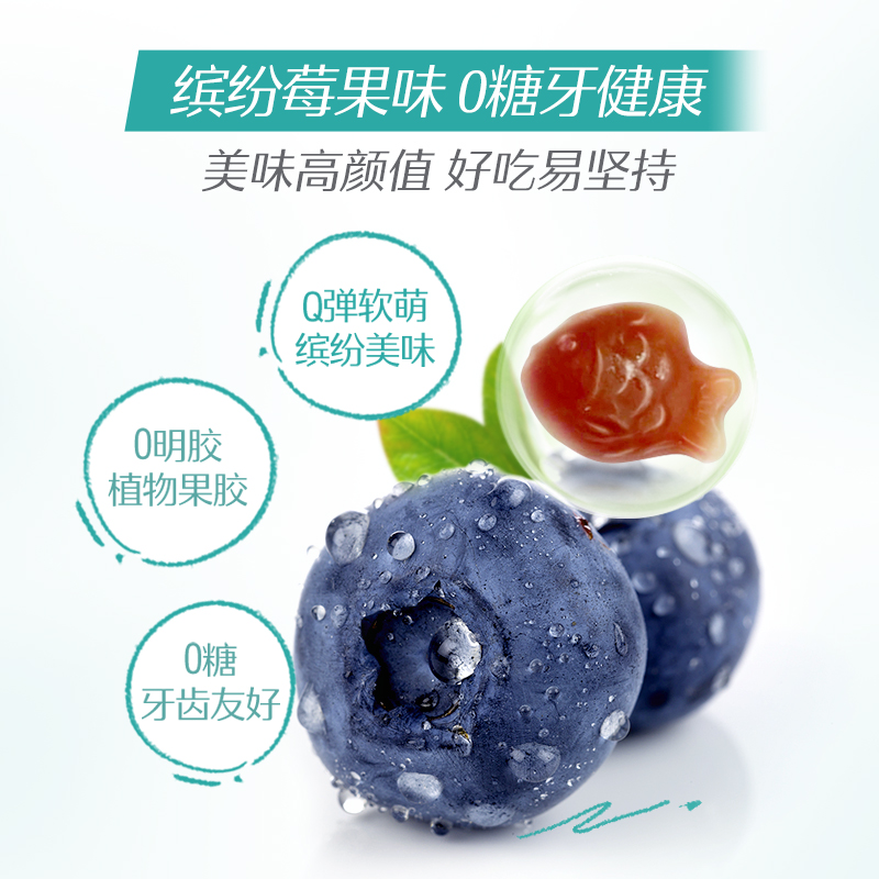 [周也推荐]Swisse斯维诗叶黄素酯软糖45粒/瓶眼睛视力疲劳儿童