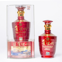 泸州老窖金泸州绵柔8婚庆喜宴52度白酒水 500ml*6 整箱装红色礼盒装国产高度白酒