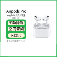 苹果/Apple AirPods Pro 无线蓝牙耳机 配MagSafe无线充电盒 USB-C充电口 MTJV3CH/A