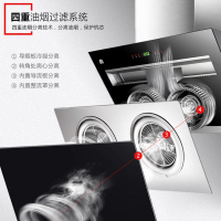容声(RONGSHENG)侧吸式油烟机CXW-280-RSP356(自动洗)双电机17立方大吸力 抽油烟机