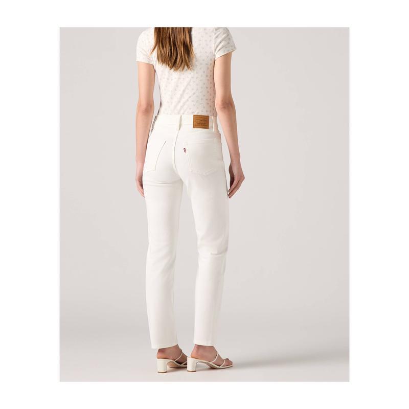 Levi’s女士高腰直筒牛仔裤时尚舒适五口袋设计休闲百搭
