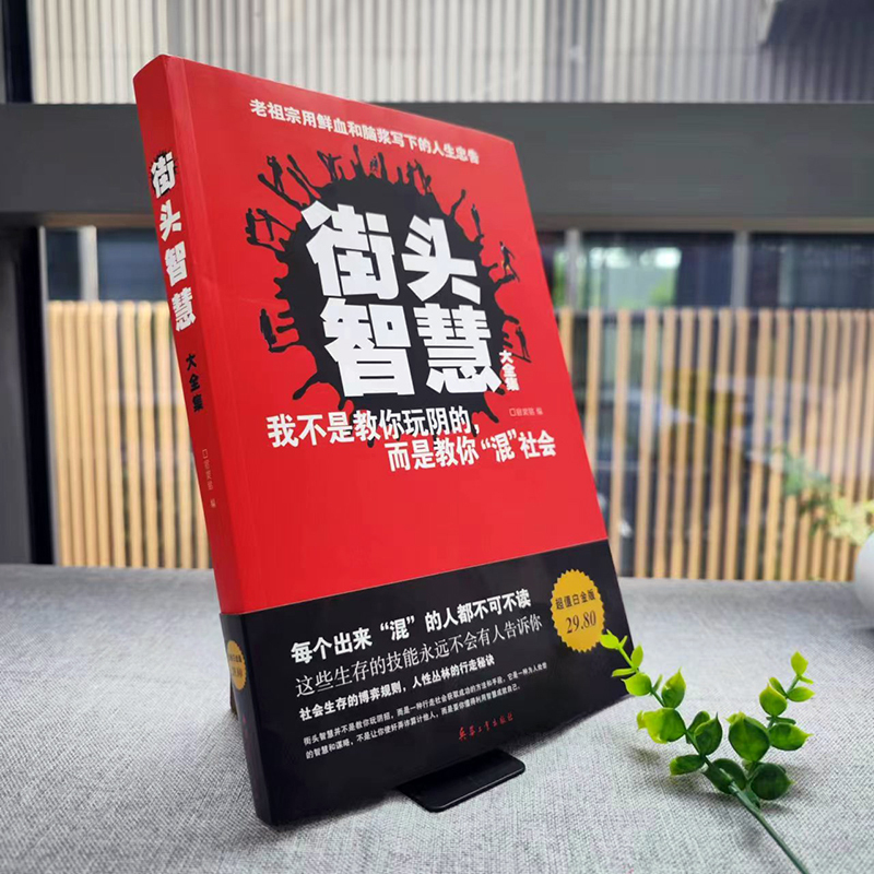 [正版]街头智慧大全集 我不是教你玩阴的 而是教你混社会 修炼好职场人的基本功 走上职场花路书籍为人处世人情世故变通书籍