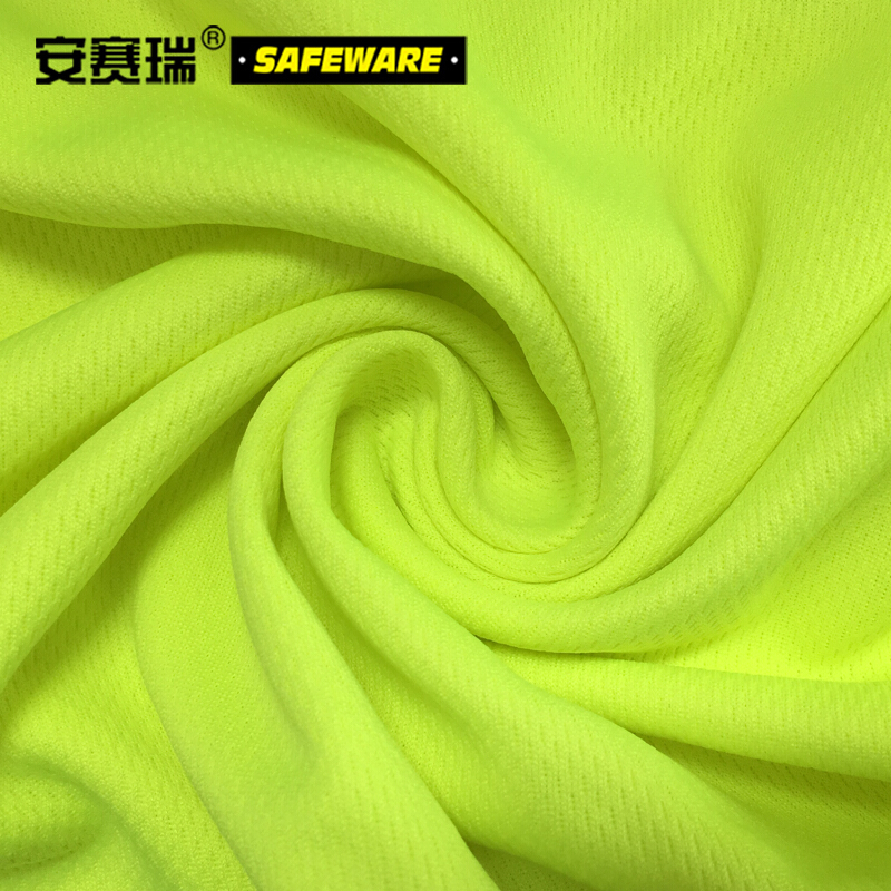 安赛瑞(SAFEWARE)反光T恤背心 涤纶 黄 XL码 1件装 YX