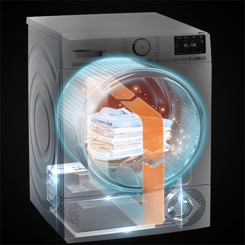 SIEMENS/西门子 WQ56A6A00W 欧洲进口10公斤智能 烘干机干衣机高清大图