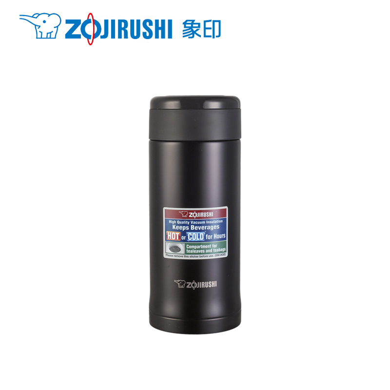 象印(ZO JIRUSHI)保温杯SM-AGE35 进口304不锈钢双层真空保冷保温杯情侣水杯子商务保温水杯 360ML
