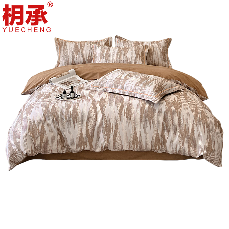 枂承纯棉磨毛四件套高清大图