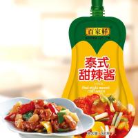厨邦原晒香黄豆酱瓶装夹馍拌饭调味酱豆瓣酱甜辣黑胡椒烧烤酱批发 泰式甜辣酱260g*袋装