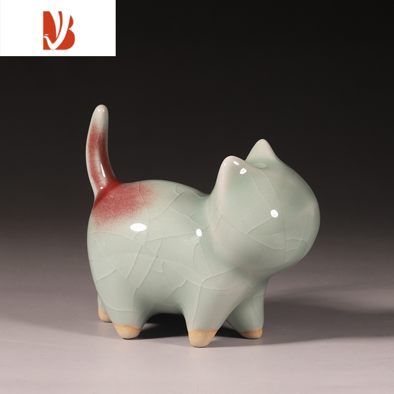 陶瓷招财猫摆件