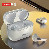联想(Lenovo)蓝牙耳机 LP40 黑色 TWS真无线 游戏影音通用音乐耳塞 半入耳式 适用于苹果安卓华为小米手机