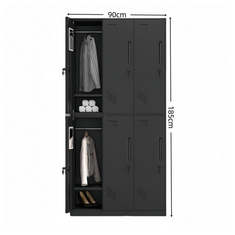 攸形六门衣柜1850*900*400mm台高清大图