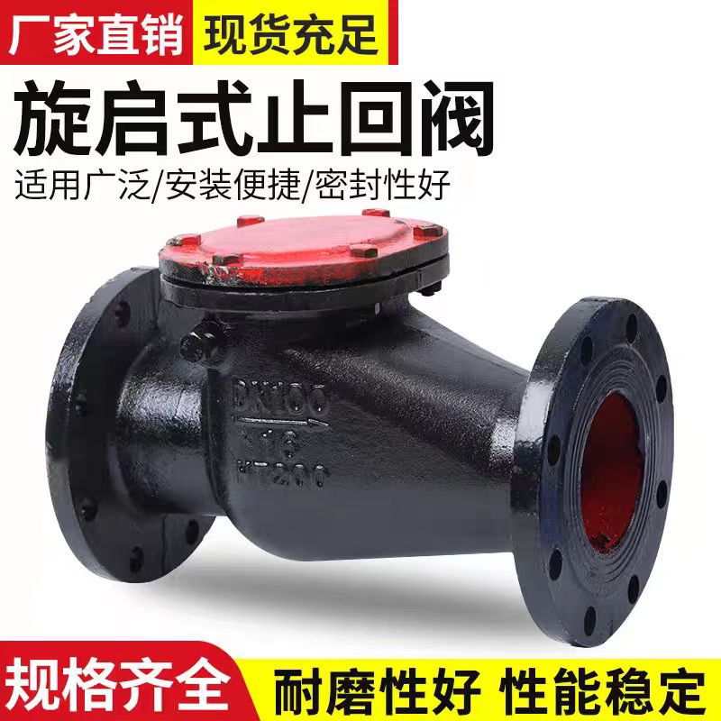 中锦科技 旋启式法兰止回阀 H44T-16 DN400 台高清大图