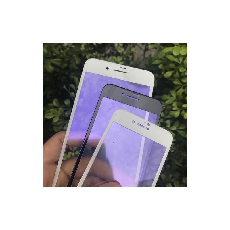 苹果6/6s/6splus全屏钢化膜7/8p/iphone5s抗蓝光x手机防爆膜xsmax