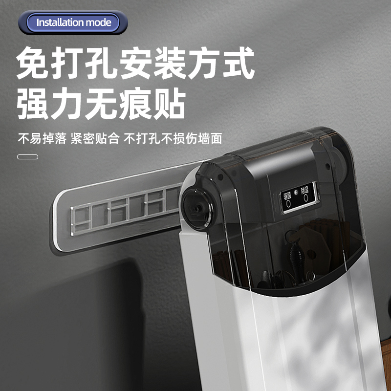 梦创消毒筷子筒家用高档新款带烘干壁挂式筷笼筷子篓收纳盒厨房消毒机高清大图