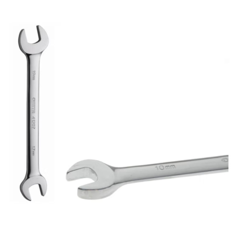 世达全抛光双开口扳手17*19mm 41207高清大图