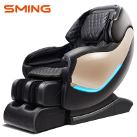 尚铭电器(SminG)按摩椅 SM-900L豪华多功能电动太空舱蓝牙音响家用全自动揉捏按摩全身音乐按摩器沙发椅黑色