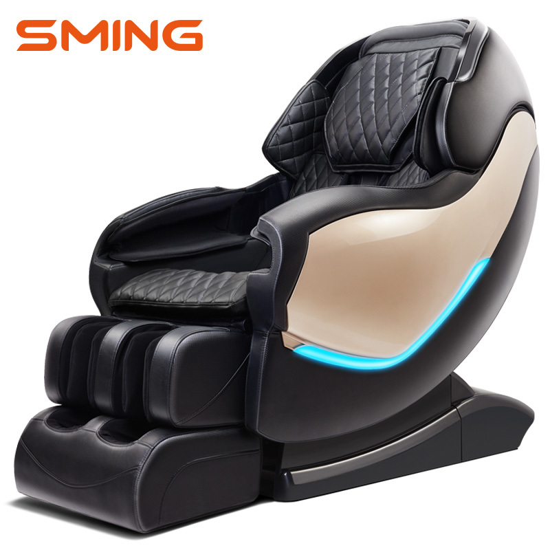 尚铭电器(SminG)按摩椅 SM-900L豪华多功能电动太空舱蓝牙音响家用全自动揉捏按摩全身音乐按摩器沙发椅黑色