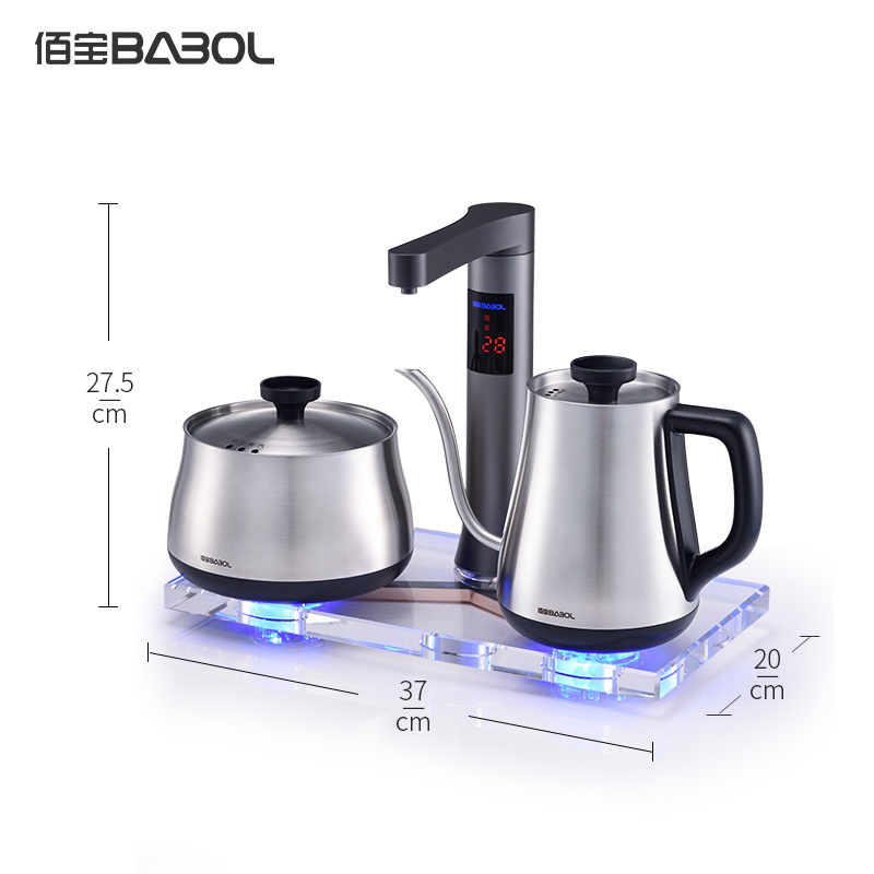 Babol/佰宝电子茶炉 DCH-916全自动电热水壶免开盖自动上水烧水壶智能控温抽水壶家用电茶壶办公室煮茶