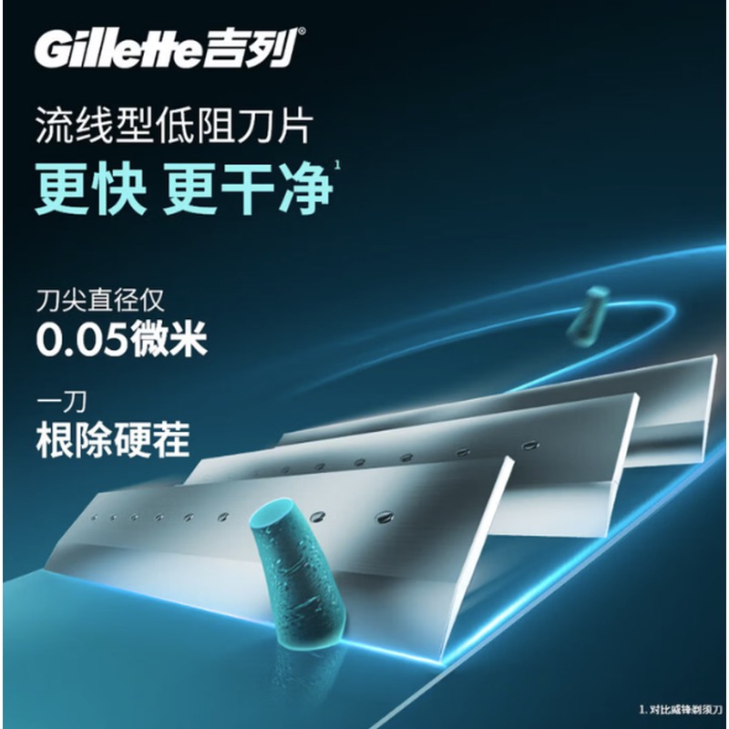 吉列 Gillette 剃须刀 锋速三 4刀头 Gillette01-2高清大图