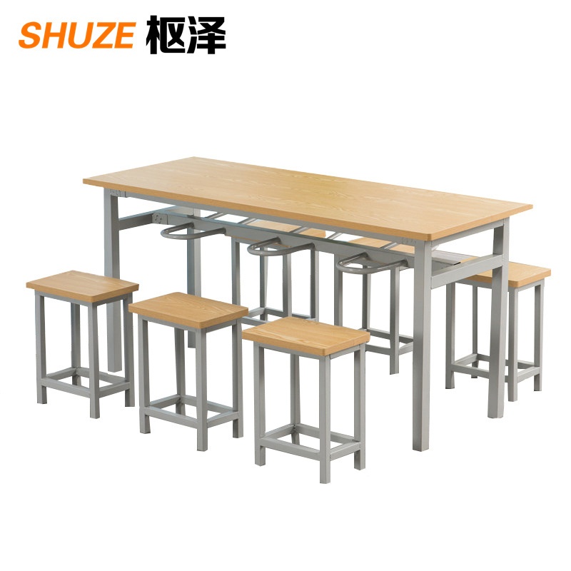 枢泽 餐桌 饭桌 一桌六凳 套高清大图