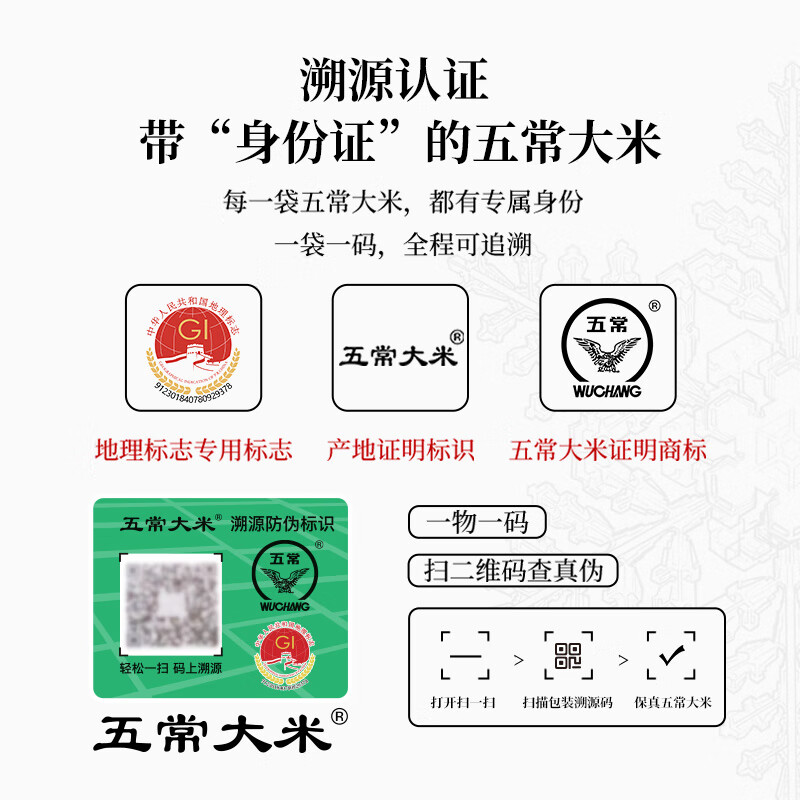 柴火大院 官方溯源五常大米 5kg (原粮稻花香2号 东北大米 10斤)高清大图