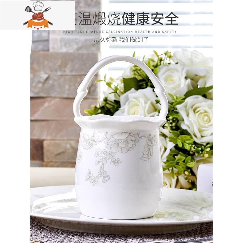 碗碟套装家用景德镇欧式陶瓷器餐具碗筷骨瓷吃饭套碗盘子中式组合 敬平 56头宫廷煲标准配高清大图