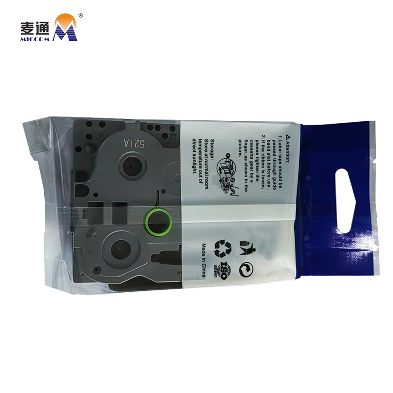 麦通 标签色带 适用兄弟标签机 黄底黑字18mm /个高清大图