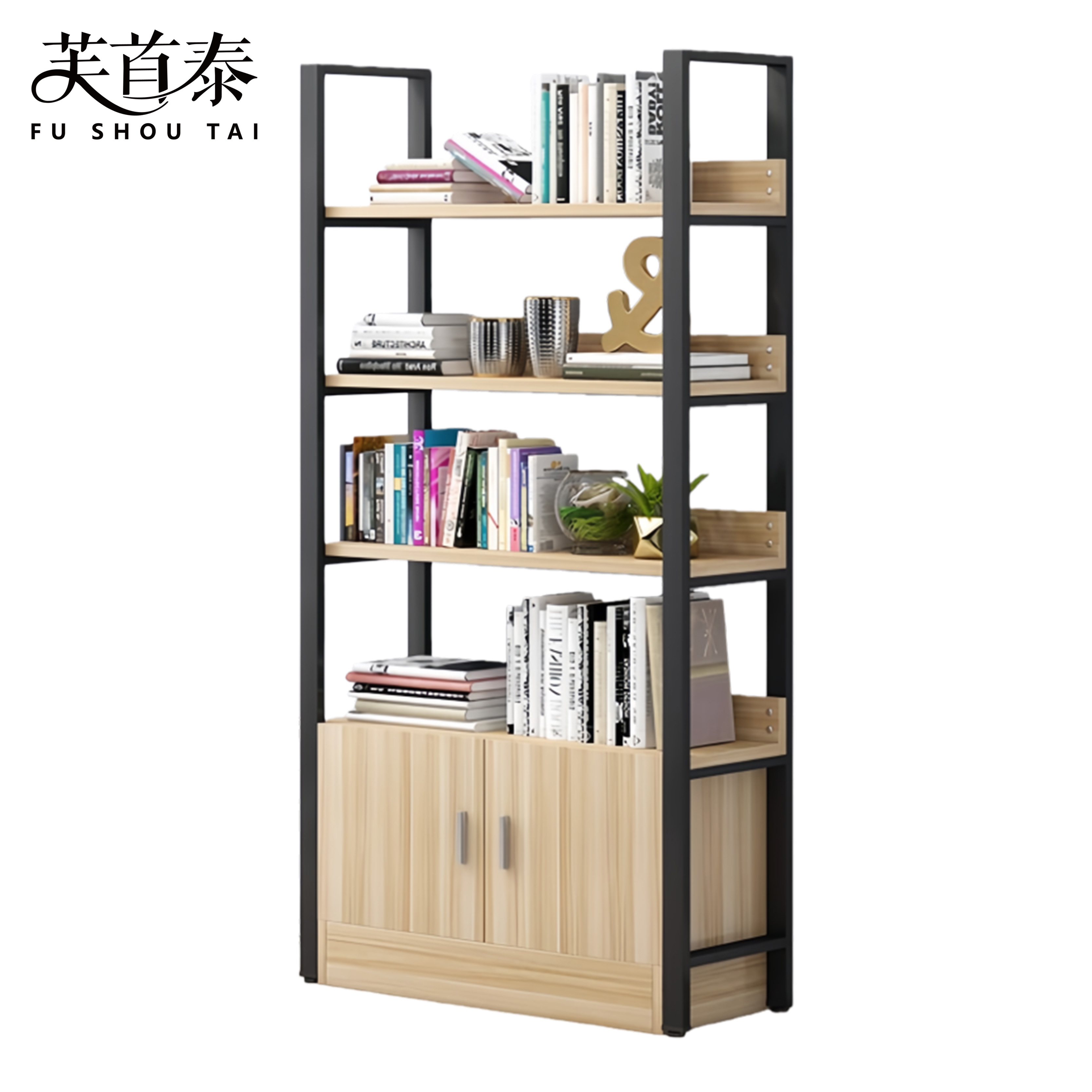 芙首泰书架五层800*300*1820mm个高清大图