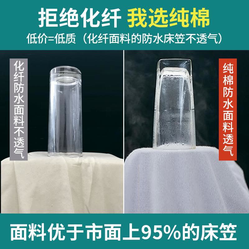 家柏饰(CORATED)防水床笠床罩单件全棉透气隔尿全包防尘床套床垫罩保护套罩图片