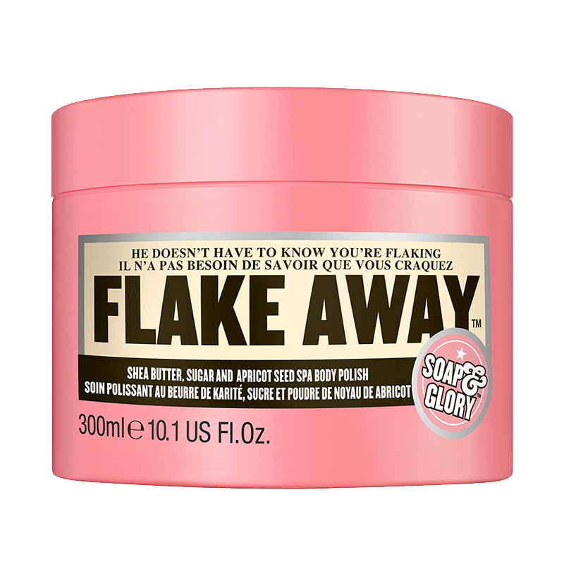 Soap&Glory 光亮蜜糖身体磨砂膏 按摩膏 300ml 海盐去角质 净透洁肤 温柔呵护