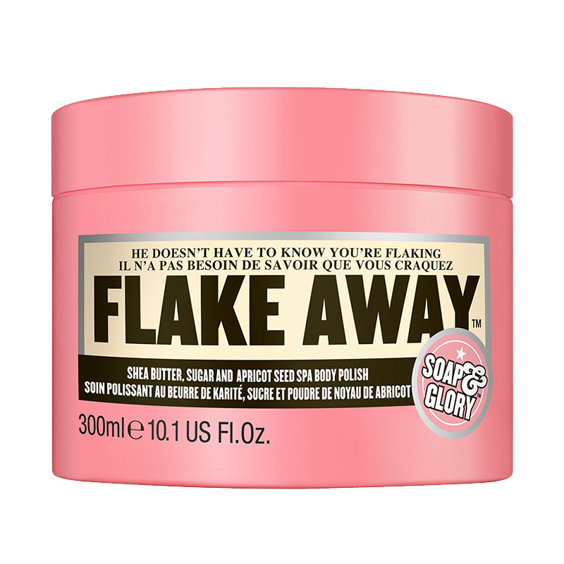 Soap&Glory 光亮蜜糖身体磨砂膏 按摩膏 300ml 海盐去角质 净透洁肤 温柔呵护