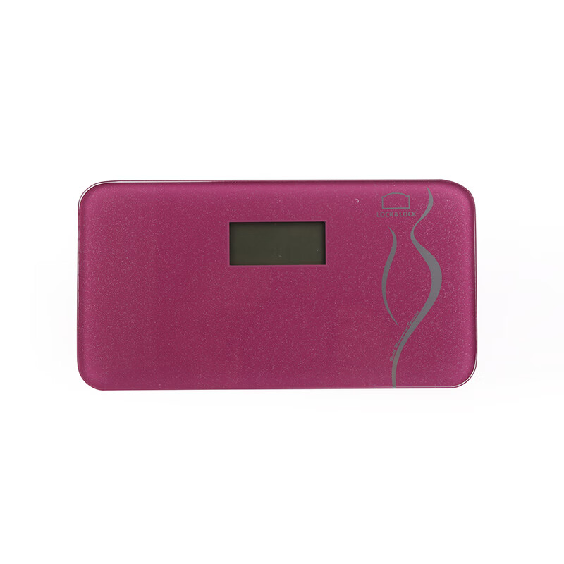 乐扣/秤健康红晶莹电子人体秤高清大图