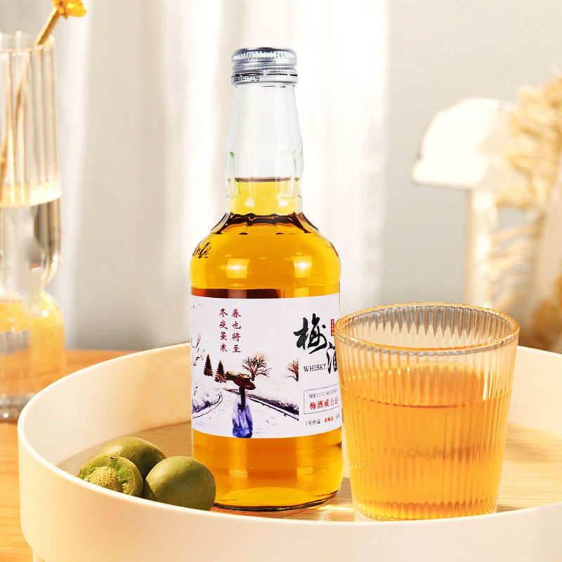 若白师兄15度梅酒威士忌330ml*1瓶青梅果酒单瓶试饮女士低度甜酒高清大图
