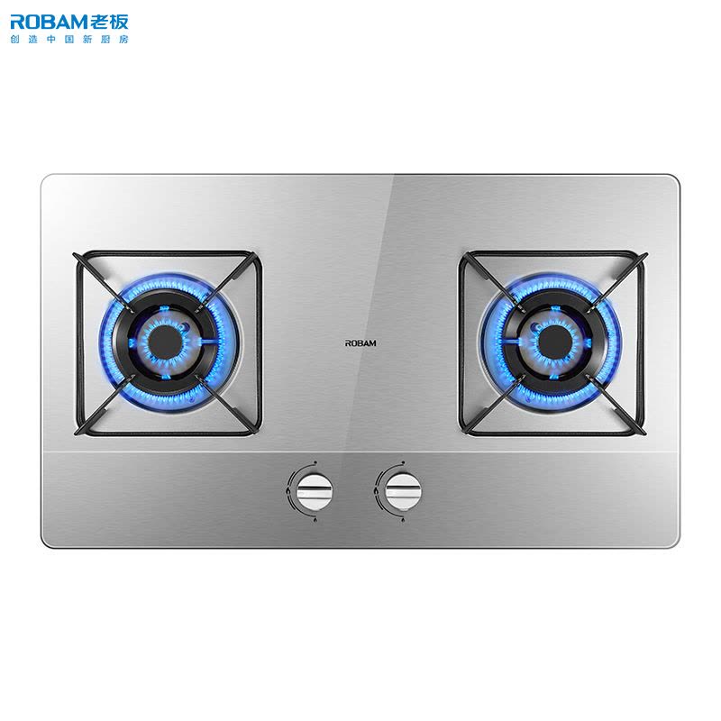老板(Robam)4.1kW燃气灶自营双眼灶煤气灶单灶具燃气灶台嵌两用灶煤气炉不锈钢炉灶带熄火保护30G2(液化气灶)图片