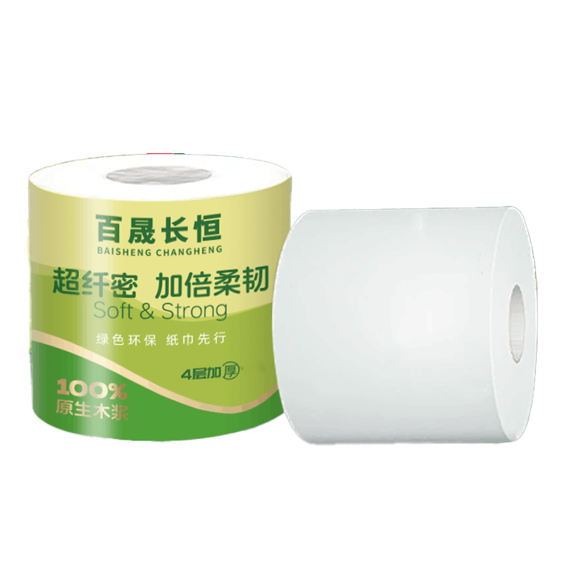 百晟长恒 BSCH-C28GS 4层 10卷 160g 手提纸 空芯(计价单位:提)绿色图片