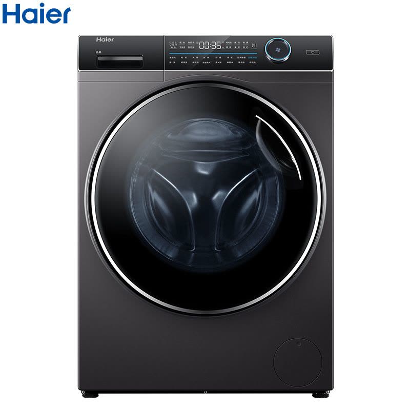 海尔(Haier)10公斤大容量 直驱变频滚筒洗衣机 全自动 智能物联 纤美系列 XQG100-B12176U1图片