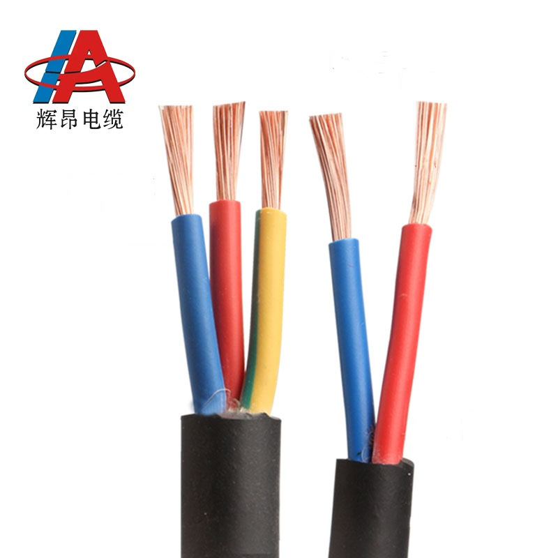 辉昂 铜芯耐火护套电线 NHRVV 300/500V -6*1.5平方*100米 盘高清大图