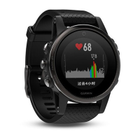GARMIN佳明fenix5S飞耐时心率GPS登山游泳户外跑步运动智能功能手表防水100m(5S中文蓝宝石黑色)