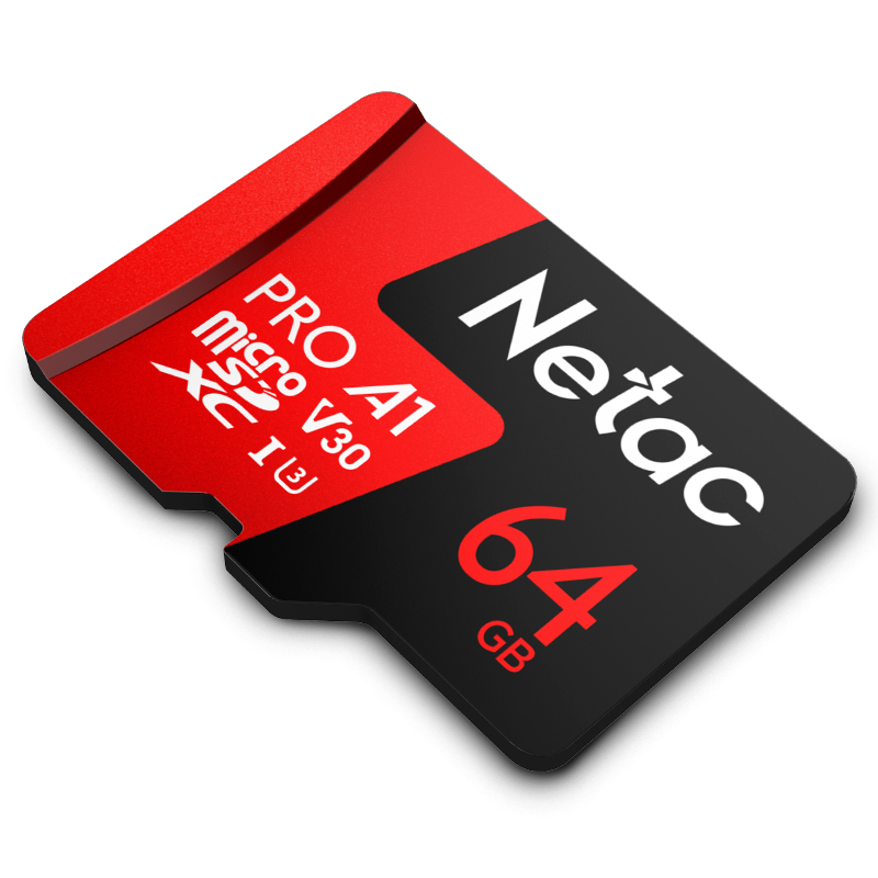 朗科(Netac)TF卡64g手机内存卡 U3 V30 4K 行车记录仪无人机监控摄像头储存卡64G