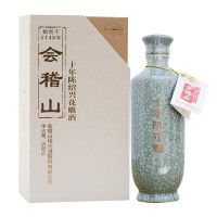会稽山绍兴黄酒碎瓷典雅十年陈500ml*6瓶装加饭花雕酒整箱10年陈