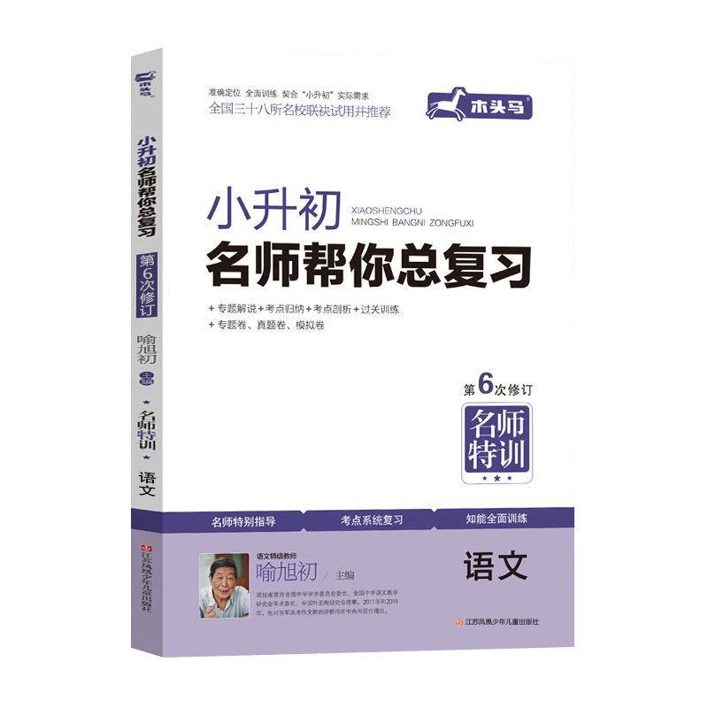 木头马名师帮你总复习 [语文] 小学六年级 [正版]2023新版木头马小升初名师帮你总复习名师特训语文小学六年级上下册考