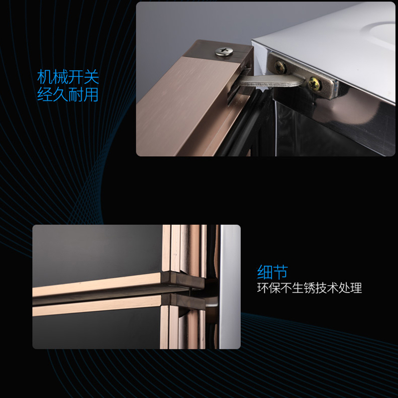 康佳(KONKA)ZTP108K3 消毒柜消毒机 消毒碗柜 厨房商用立式消毒柜家用 臭氧高温 二星级大容量 80L双门