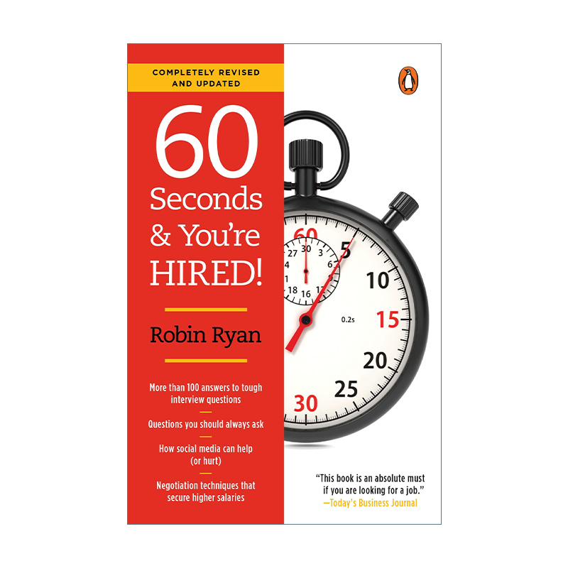向前一步 [正版]英文原版 60 Seconds and You’re Hired! Revised Edition 6高清大图