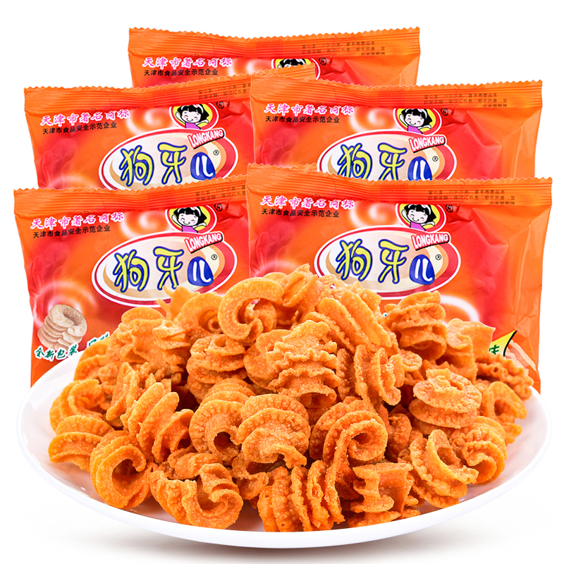 狗牙儿 比萨卷1000g(25gx40包) 烧烤锅巴网红充饥夜宵休闲小吃膨化