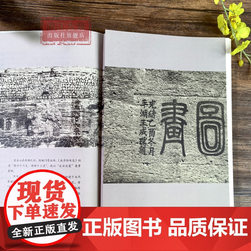 杭州宝石山摩崖石刻集萃 刘洁 编 选录120余通石刻 宝石山一带的石刻文物的主要面貌 中国历史文物考古研究图书籍 浙江古高清大图